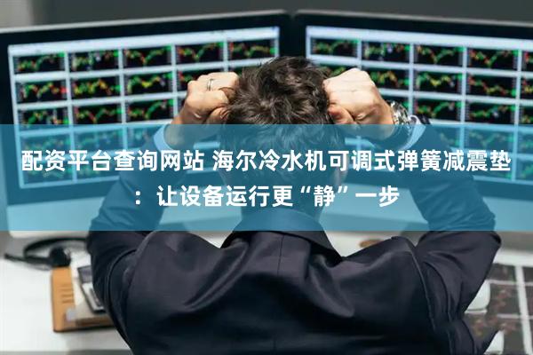 配资平台查询网站 海尔冷水机可调式弹簧减震垫：让设备运行更“静”一步